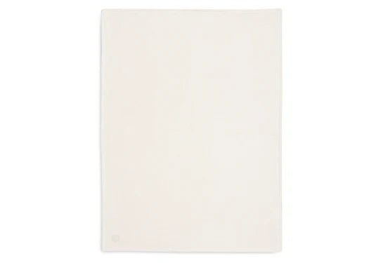 Deken Wieg 75x100cm Basic knit Ivory/Coral Fleece