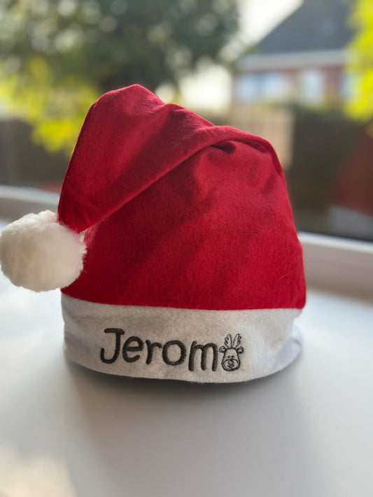 Kerstmuts kind met rendiertje